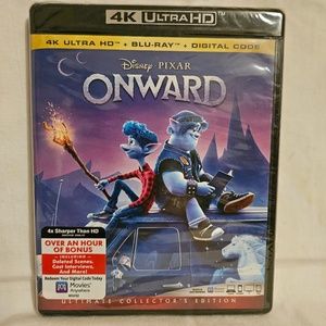 Disney Pixar ONWARD 4K Ultra HD + Blu-Ray + Digital Code